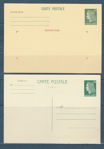 Carte entier postal lot de - , 2