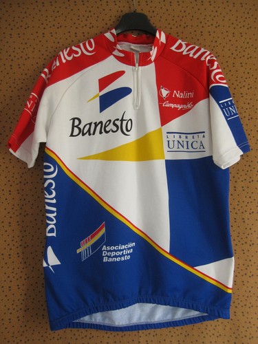 Maillot cycliste banesto - maillot,