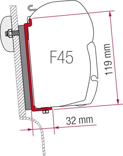 Adaptateur kit high roof - adaptateur,