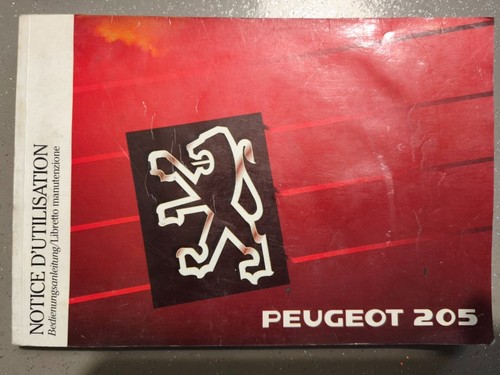 Peugeot 205 manuel bord - manuel,