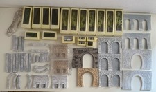 Modélisme Maquette HO Lot De Pièces Pour Diorama Plâtre Tunnel Arbre Et Autres