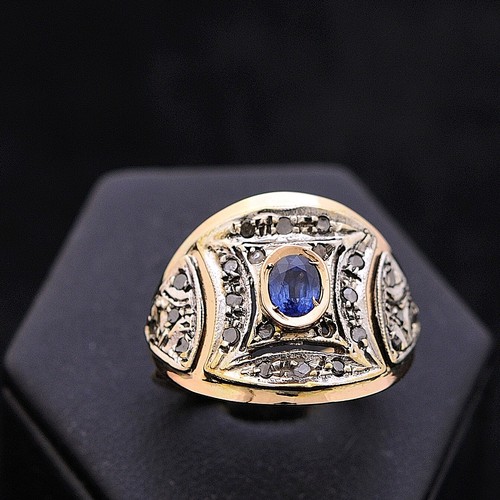 Bague vintage rose - rose, diamants
