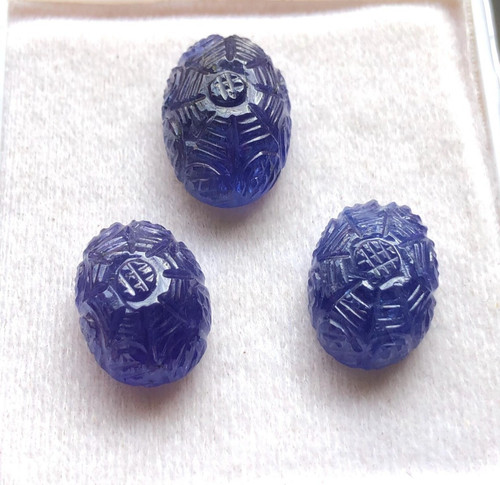 Tanzanite pierre taillée - tanzanite,