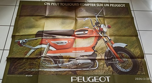 Affiche originale peugeot - affiche,