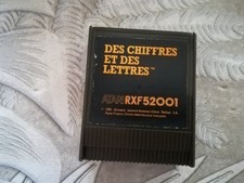 Jeu "DES CHIFFRES ET DES LETTRES"  - ATARI RXF52001 - 1983 - Nathan SA
