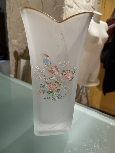 Vase verre murano - verre, fleur