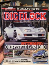 Big Block N°3  .. Corvette L82 1980, Mustang 63 , Plymouth Cuda, Corvette C3