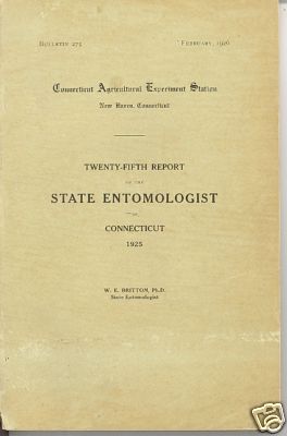 Connecticut entomology report - entomology,