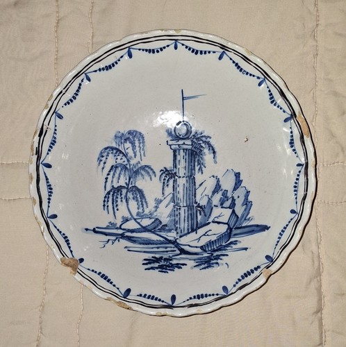 Saladier plat creux faience - /,