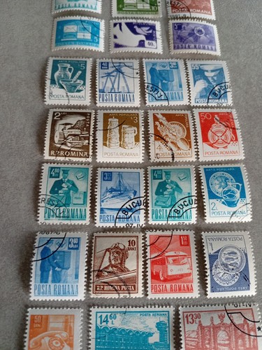 Lot timbres roumanie - lot,