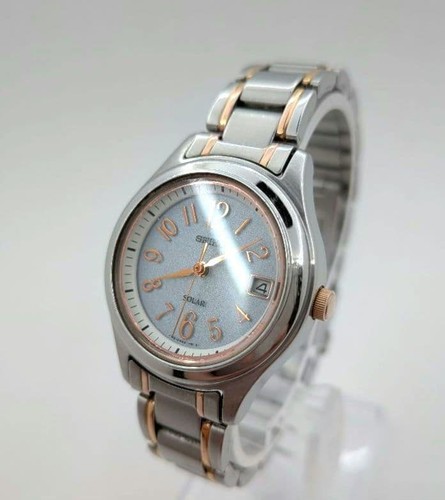 Seiko v182 0ae0 analog solar - v182-0ae0,