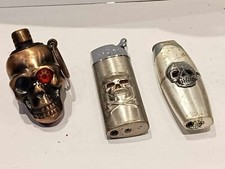 briquet tête de mort Mots-clés briquet,collection,rare ,ancien,vintage (121)