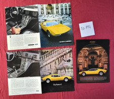 N° 20834 / DE TOMASO  Pantera / 1 prospectus + 2 dépliants english text USA