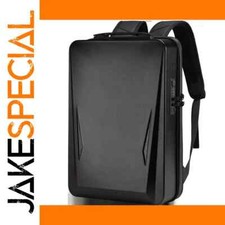JakeSpecial – Waterproof 17.3 Inch Laptop Backpack Black Silver