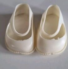 Chaussures Poupée  Neuves Lacets 6,5cm Vintage Ancienne Rare 