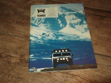 Catalogue / Brochure HUMMER H1 1999 //
