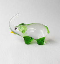 -  Miniature verre éléphant  - fève