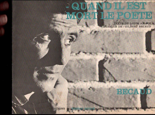Partition vintage sheet - , music