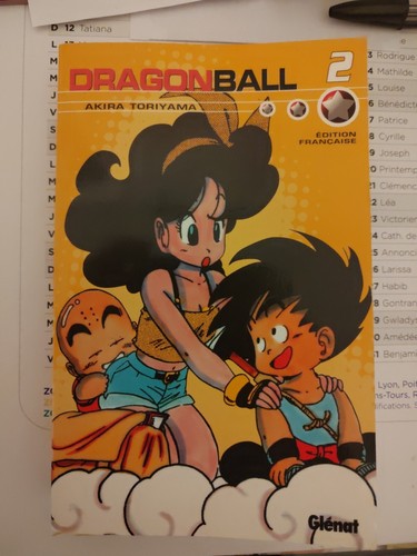 Dragon ball manga jaune tome - manga,