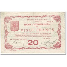 France, Calais, 20 Francs