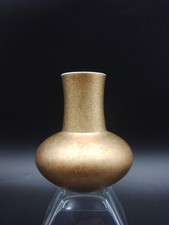 Vase doré en porcelaine Studio Line Rosenthal Tapio Wirkkala Made in Germany