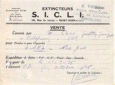 1936 EXTINCTEURS SICLI A SAINT