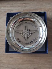 COUPELLE MILITAIRE MÉTAL ARGENTÉ, ÉTAT-MAJOR DES ARMÉES