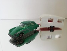 Majorette n°13 Citroen DS 21 + n°15 Sterckeman belle caravane très rare