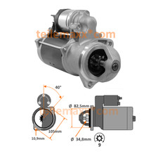 Démarreur pour Deutz Khd