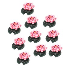 Maison De Poupée Miniature En Résine Modèle Lotus, 10 Pièces, Maison De