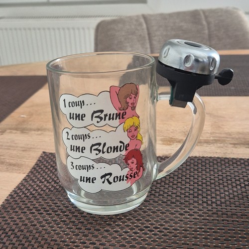Chope bière verre avec