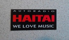 autocollant sticker autoradio HAITAI
