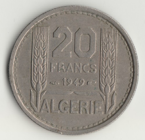 Algérie 1949 pièce 20 - -,