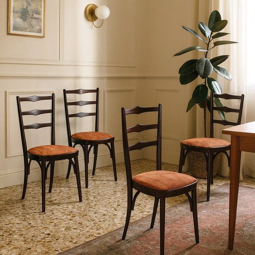 Chaises vintage design bois - chaises,