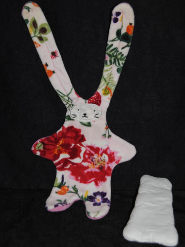Peluche doudou lapin fleur - doudou,