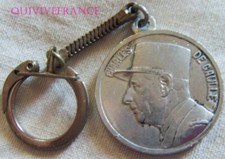 PC265 - PORTE-CLES GENERAL DE GAULLE 1958
