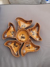 Superbe Lot De Coupelles Apero Style Vallauris Vintage Desing Art