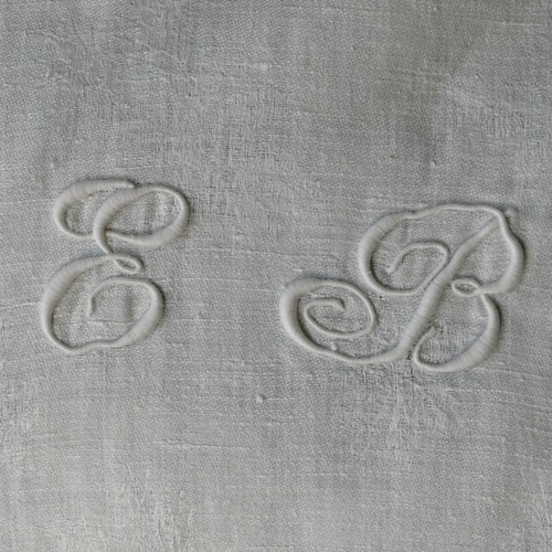 Nappe damassée double
