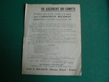prospectus agricole : arracheuse mécanique de lin / DELANOE ( eure )
