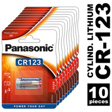 Pile CR123 Lithium 3V lot de