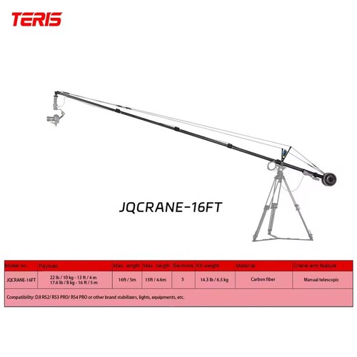 Teris jqcrane 16ft carbon - 5m,