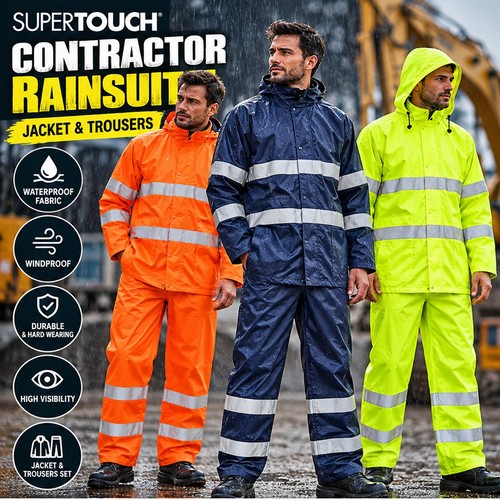 Imperméable haute visibilité - imperméable,