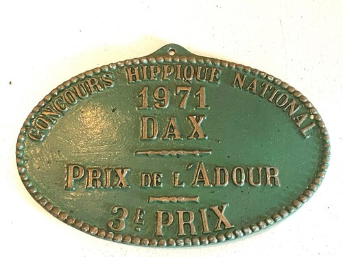 Chevaux plaque concours - plaque,