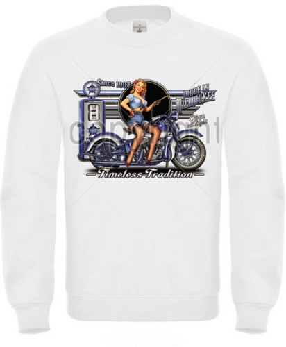 Sweatshirt blanc roadbreaker - sweatshirt,