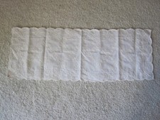 Vintage stitched table - table, cloth