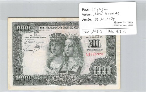 Espagne 1000 pesetas - 1000,