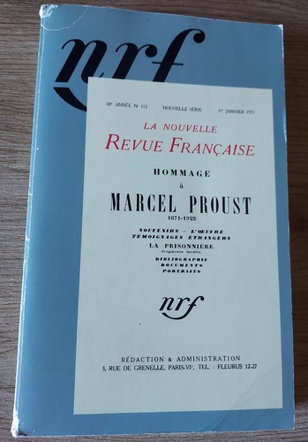 Hommage marcel proust la - marcel,