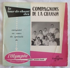 LES COMPAGNONS DE LA CHANSON - 25 CM (10") "LE TOUR DE CHANT À L'OLYMPIA"