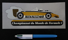 Autocollant / Sticker - Formule 1 - Championnat du Monde