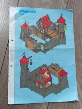 PLAYMOBIL MANUELS INSTRUCTIONS DE MONTAGE CHÂTEAU MÉDIÉVAL REF 3666